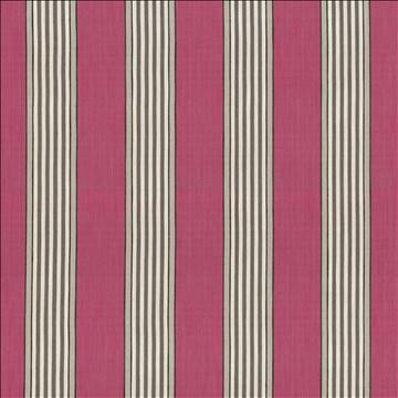 Kasmir Fabrics Carnegie Stripe Berry Fabric 